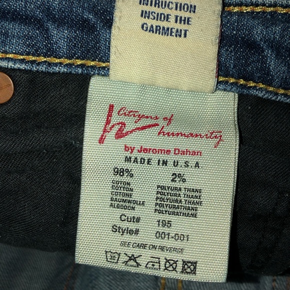 CITIZENS OF HUMANITY 30 KELLY 001 bootcut - Picture 11 of 11